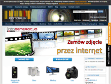 Tablet Screenshot of fotoklik.pl